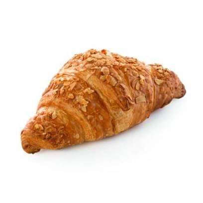 Almond Croissant on white